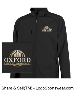 Mens Soft Shell Jacket with OPM Logo Design Zoom